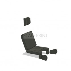 Upholstery for ejection seat (0450) for the L39
