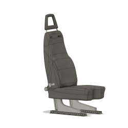 Pilot Seat EC 135 / 145 / H155 and other (assembly set)