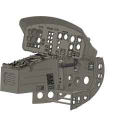 Cockpit Bell 204 (Bausatz)
