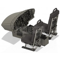 Komplettpaket Cockpit und Sitze AS 565 Panther