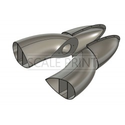 Exhaust end pipes, Bronco