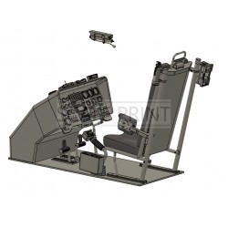 complete package Cockpit K-Max, scale 1/4.4