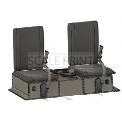 complete set seats and stick for Jet Ranger