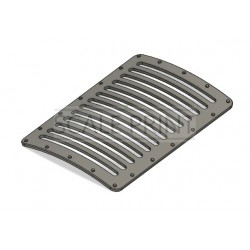 Air grill, bended, universal