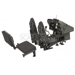 complete cockpit package AS 350, Vario 1:4,5 ready...